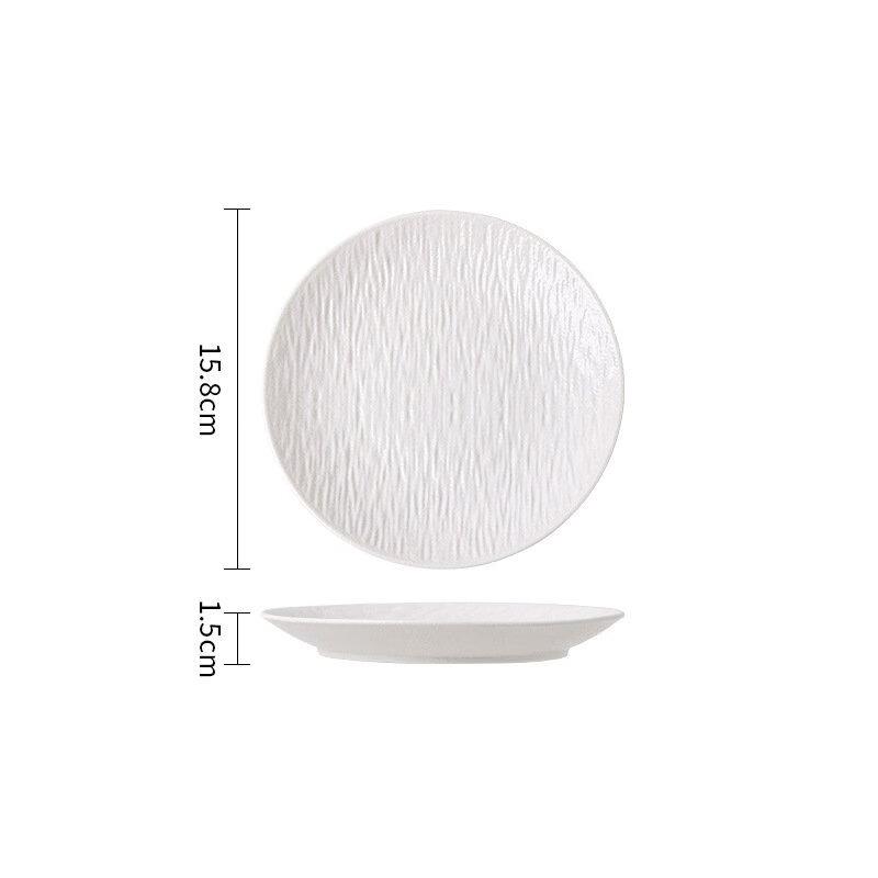 ZISIZ Ceramic European Dinner Plate Set