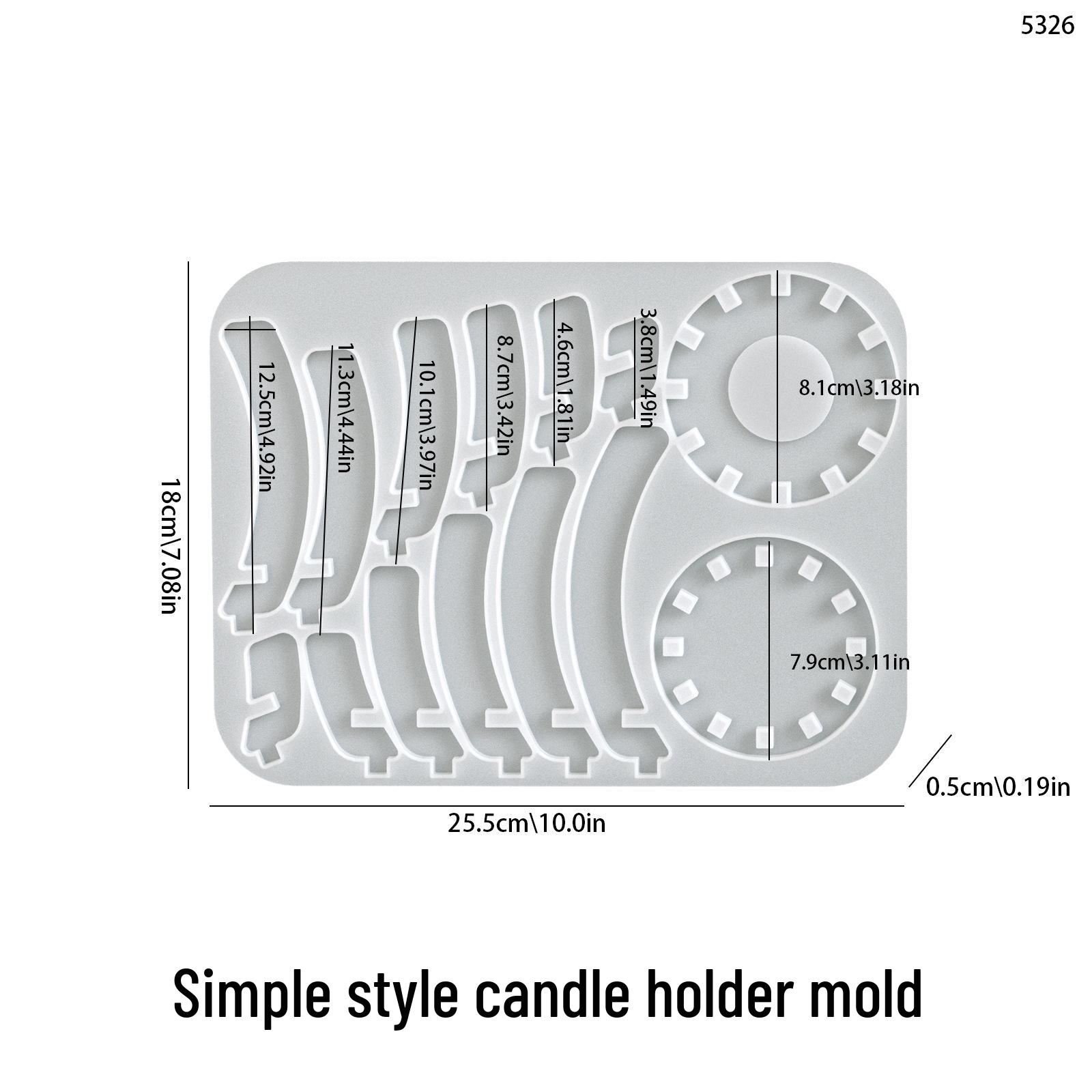 Подставка для подсвечника  Мак Пэчворк  DIY Ароматический гипс Форма для украшения