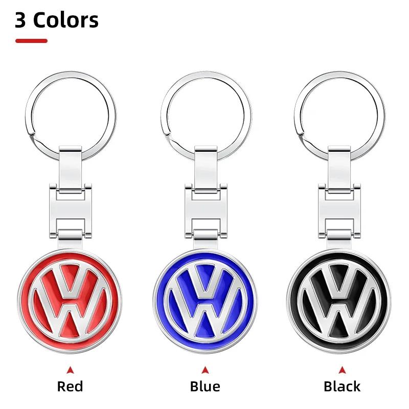 Emblems Car Metal Badge Key Chain Pendant Decorative Keyring For Volkswagen VW Golf Tiguan Jetta Passat T5 Polo Touran Scirocco TO4