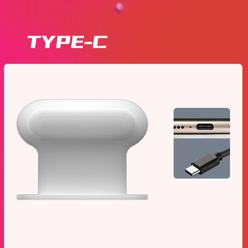 Universal Mobile Phone Charging Port Vacuum Cleaner Kit Anti Loss Dust Plug Tpye-c Xiaomi iOS Port Dust Plug 5pcs Hidden