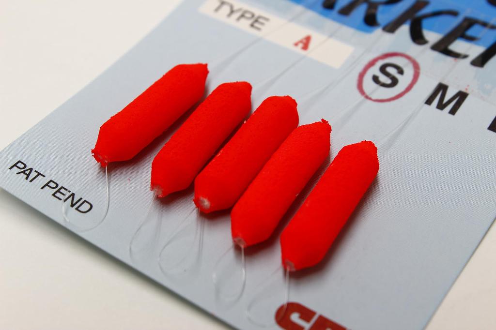 AXISCO Pull-Through Marker, Small, Orange