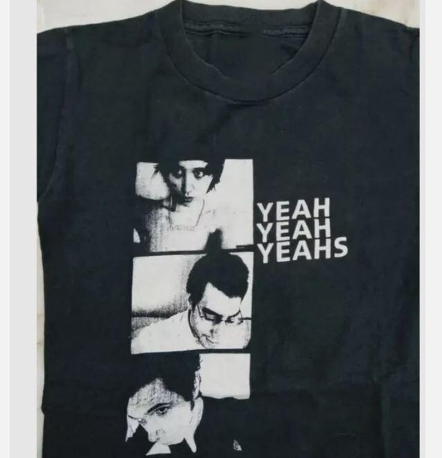 Vintage Yeah Yeah Yeahs band T-shirt Black Cotton Unisex All Sizes Unisex T-Shirt XXXL