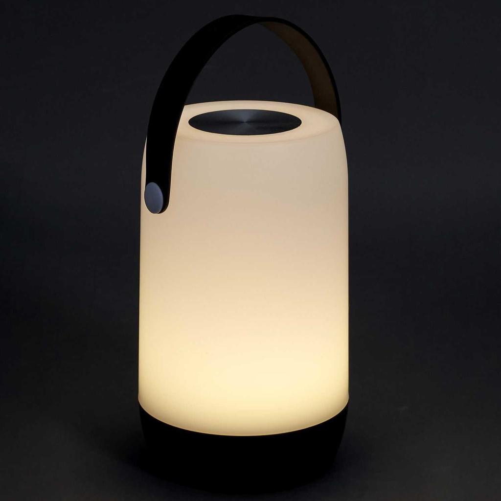 Poire LED gray TOUCHSCREEN LAMP, battery/USB