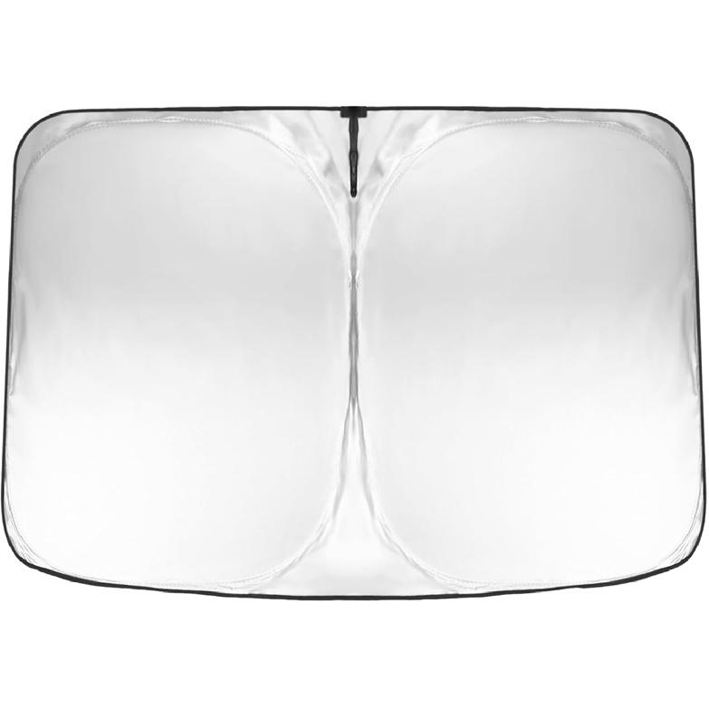 2026 Windshield Sun Shade For Tesla Model Y & Model 3 Lightweight Easy Foldable Car Windshield Sunshade - Sunlight And Dashboard Protection