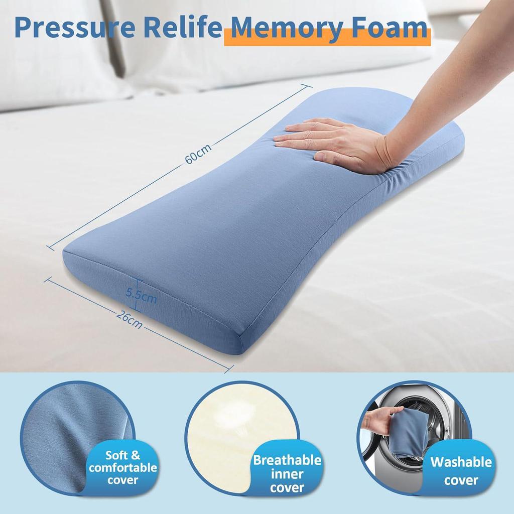 Ergonomic Memory Foam Lumbar Support Pillow