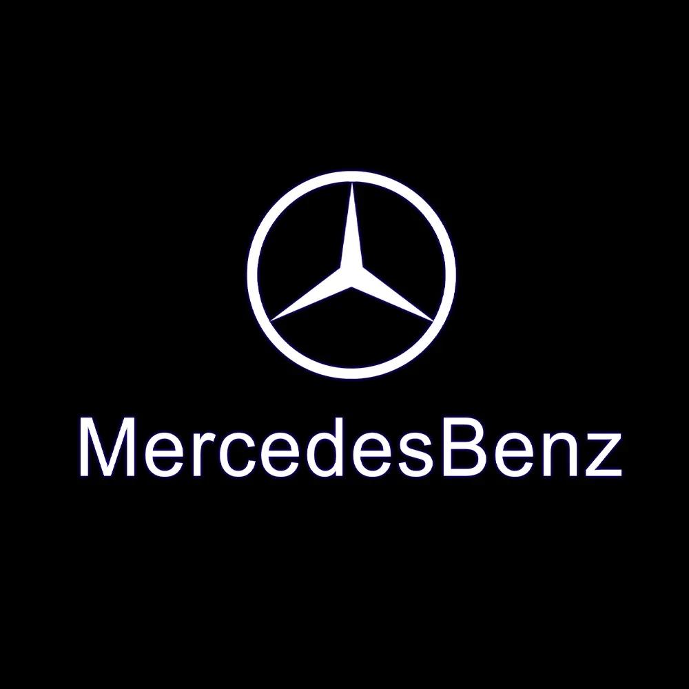 

C200 E200 New For Mercedes Benz Car LED Door Welcome Lights for Mercedes Benz M E B A C GL Class W166 E200l E300L E450L W212 W24 2pcs