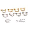 Fashion Bone Women U Type Zircon Lady Dangle Earring Stud Earrings Jewelry Drop Earrings