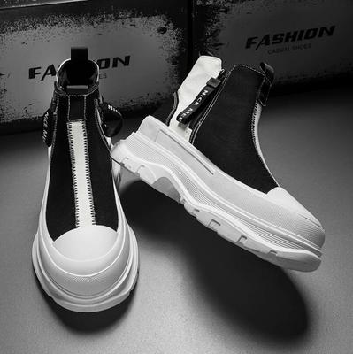 2024 Men High Gang Sneakers Casual Light Comfortable Skateboard Shoes Walking Flats Autumn Trend Platform Man Vulcanize Shoes