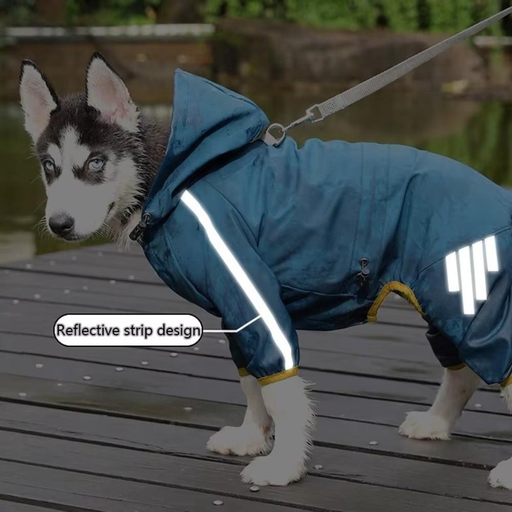 Lightweight Pet Raincoats Waterproof Jumpsuit Raincoat Dog Raincoat for Small Medium Dogs