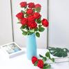 Artificial Flowers Fake Rose Bouquet Vases Home Room Decoration Accessories Wedding Plants Bridal Clearance Floristics Diy Gift
