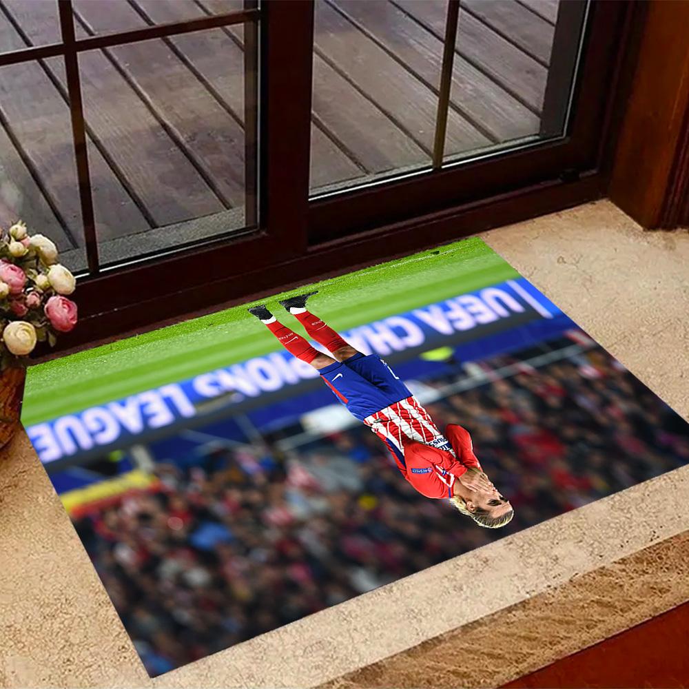 Atletico Madrid Player Carpet Suitable for Decorate room Dining Room Dormitory Game Room Antislip Carpet Office home decor