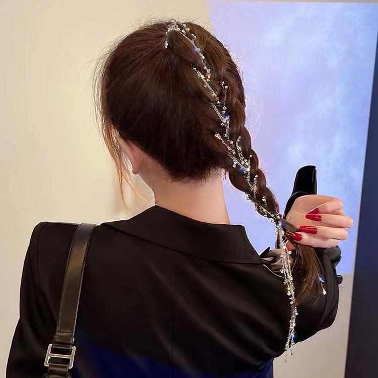 Witty Love Li Qin Braided Ponytail Hair Chain with Star Accessories