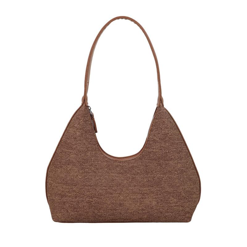 Retro casual commuting large capacity underarm bag women's new shoulder crescent bag fashion handbag