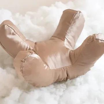 Anti wrinkles-aging Pillow Beauty Pillow Face Pillow for Beauty Sleep Back Sleep with a Free  Case золотистый