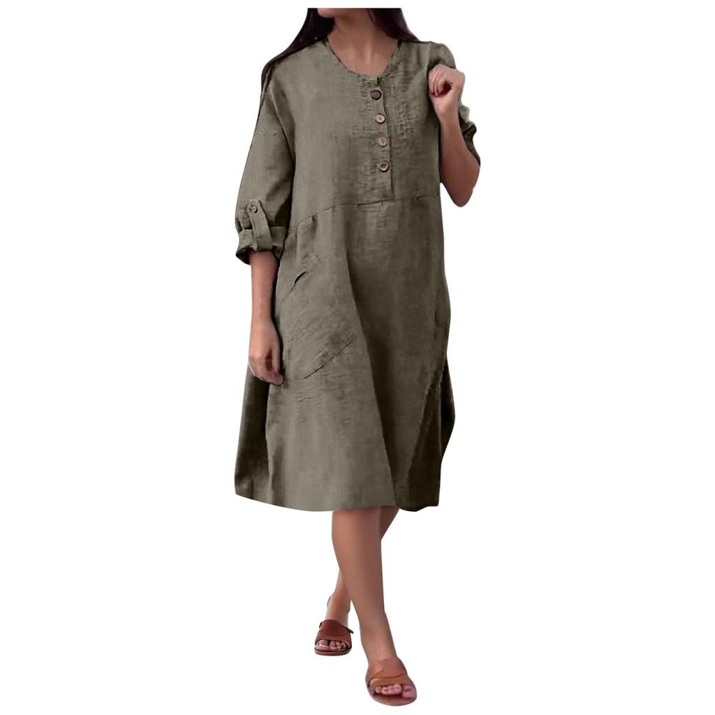 Women's Fashionable Casual -color Dress