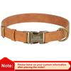 Customized Dog Collar Personalized Dogs Name ID Collars PU Leather Pet Buckle Necklace for Small Medium Large Dogs Pitbull Pug