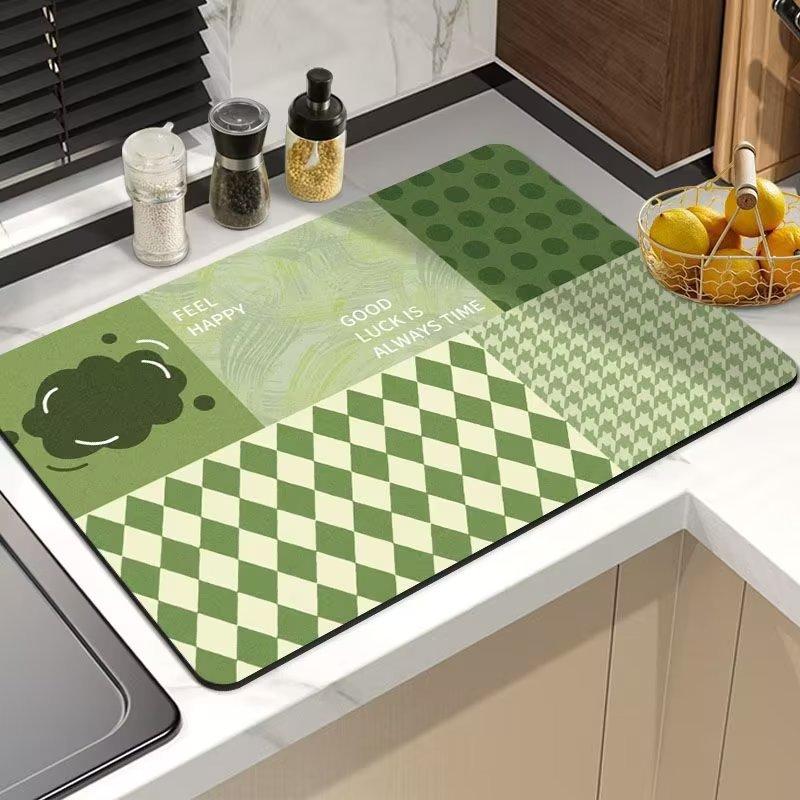 Entrance Floor Mat Non-slip Floor Rug Mat Durable Doormat Outdoor Entrance Mat Welcome Mat, Machine Washable, Absorbent Door Mat Suitable for Family,