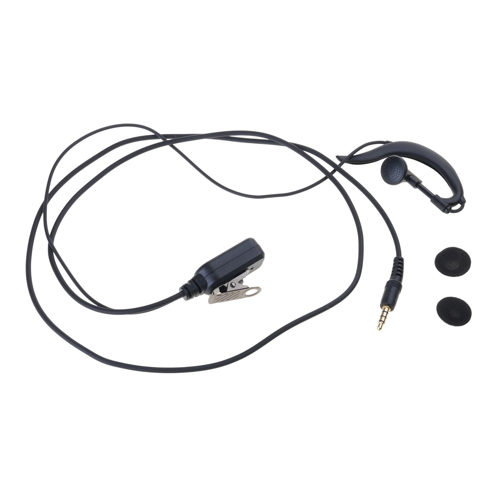 

1-контактная 3,5-мм G-образная гарнитура с микрофоном и PTT для Yaesu Vertex VX-2R VX-3R FT-10R FT-60R VX-351 VX-354 Двусторонняя