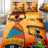 African Woman King Queen Duvet Cover Retro Exotic Tribal Black Girl Pattern Bedding Set Africa Polyester Quilt Cover Pillowcase
