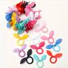 Colorful Flowers Butterfly Girls Hair Accessories Set Glitter Ponytail Holders  Kids Hair Styling