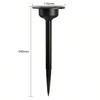 Acrylic Plug-in Solar Light - Auto Charge Simulated Exterior Light for Garden