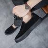 Men's Cotton Shoes Winter Casual Suede Warm Ankle Boots Platform Comfortable Fur Thicken Loafers Plus Size 46 Plush Winter Shoes
