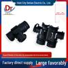 Three-way Black T-shaped Automotive Connector Pipe Clamp UFW10-7.5-7.5