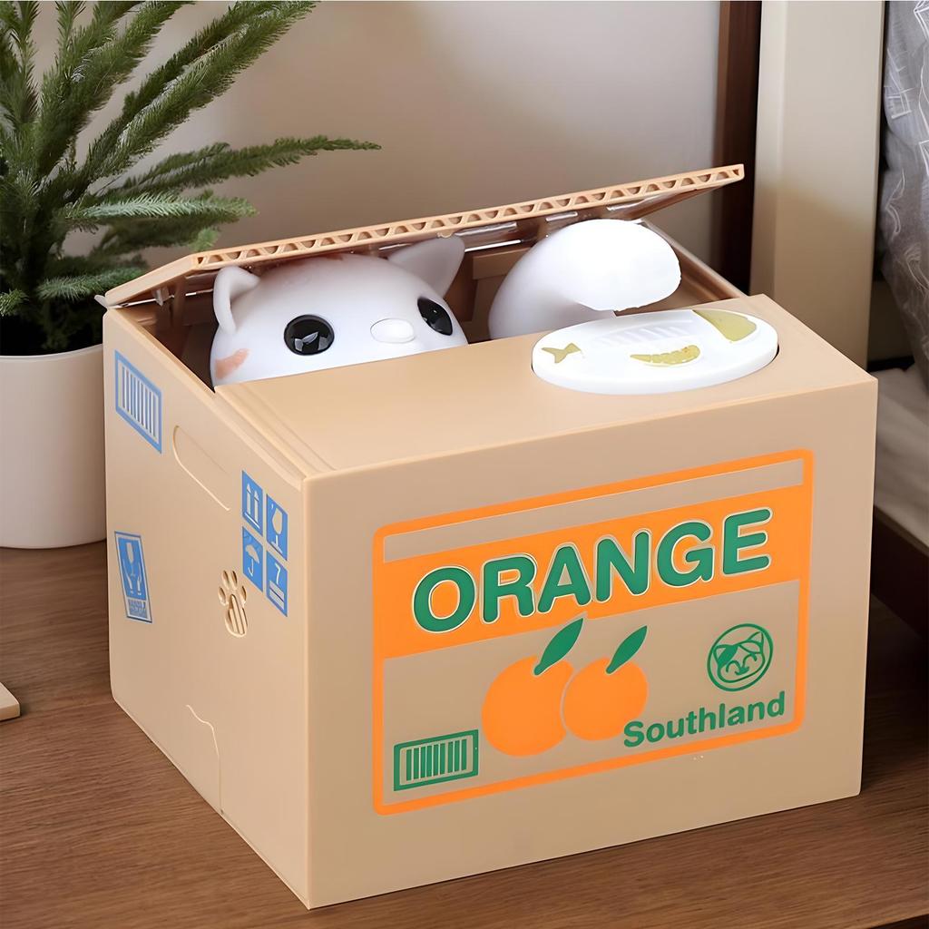 Pengabank Myntsparbössa Katt som Stjäl ATM-banker Kontantförvaring Heminredning För Pojkar Vuxna Födelsedag Vardagsrum Sovrum