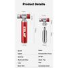 Fast C02 Air Inflator Portable Road Bicycle Tire Pump With Shell Durable Aluminum Alloy MTB Tire Inflator For AV/FV