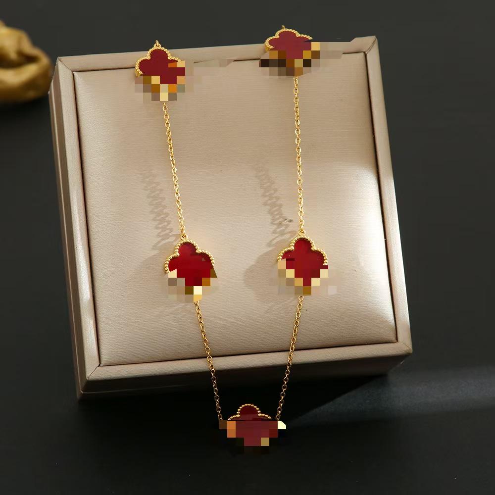 Colier din Oțel Titan Placat cu Aur de 18K, Lanț Claviculă de Înaltă Calitate pentru Femei - Bijuterii care nu se Decolorează