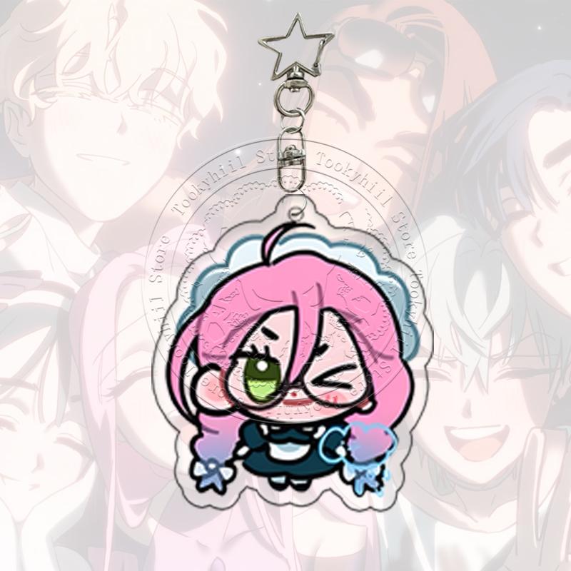 Buitenaards Podium Acryl Sleutelhanger Creatieve Decoratie Cartoon Ivan Till Mizi Sua Sleutelhanger Tas Hanger Luka Hyuna Cartoon Verjaardagscadeau white