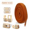 Gold Diamond buckle Shoelaces without ties Elastic Laces Sneakers Tennis No Tie Shoe laces Flat Shoelace for Shoes accessories