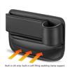 Interior Accessory Seat Filler with Cup Holder Leather Organizer Box Auto Bag Front Seat Storage Box