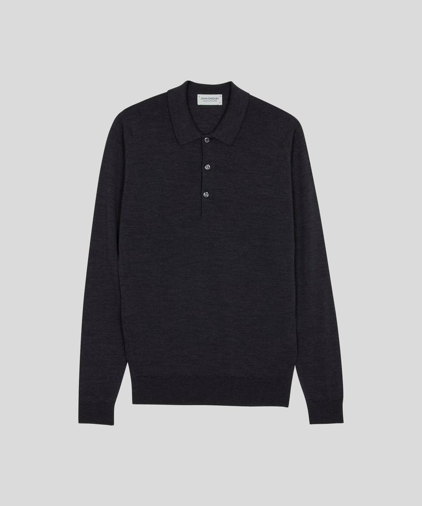 JOHN SMEDLEY Belper Extra Fine Merino Wool Standard Fit Polo Knit Core 10 Colors (A Type)