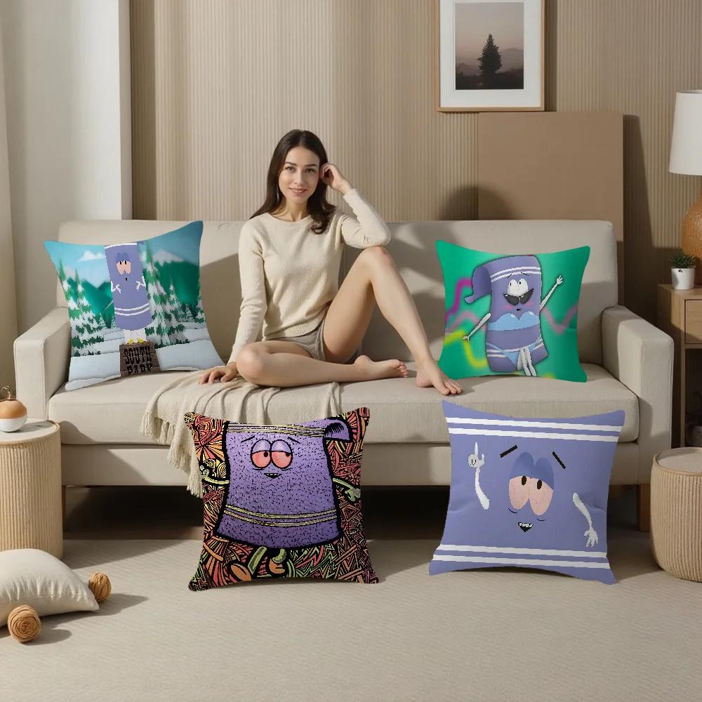 Purple Eyes Towelie Pillow Anime Pillow Sofa Bed Head Pillow Cover Cushion Cover 45x45 cm Fashion