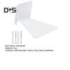Invisible Floating Bookshelf Wall Mounted Book Shelves for Book Plants DVDs Iron Wall Organizer for Home Office Classroom