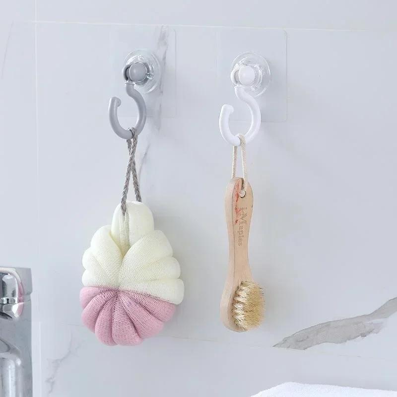 Wall Key Hanging Door Back Coat Hooks Ceiling Rotating Hook No Drilling No Trace Roof Wall Ceiling Special Strong Adhesive Hook