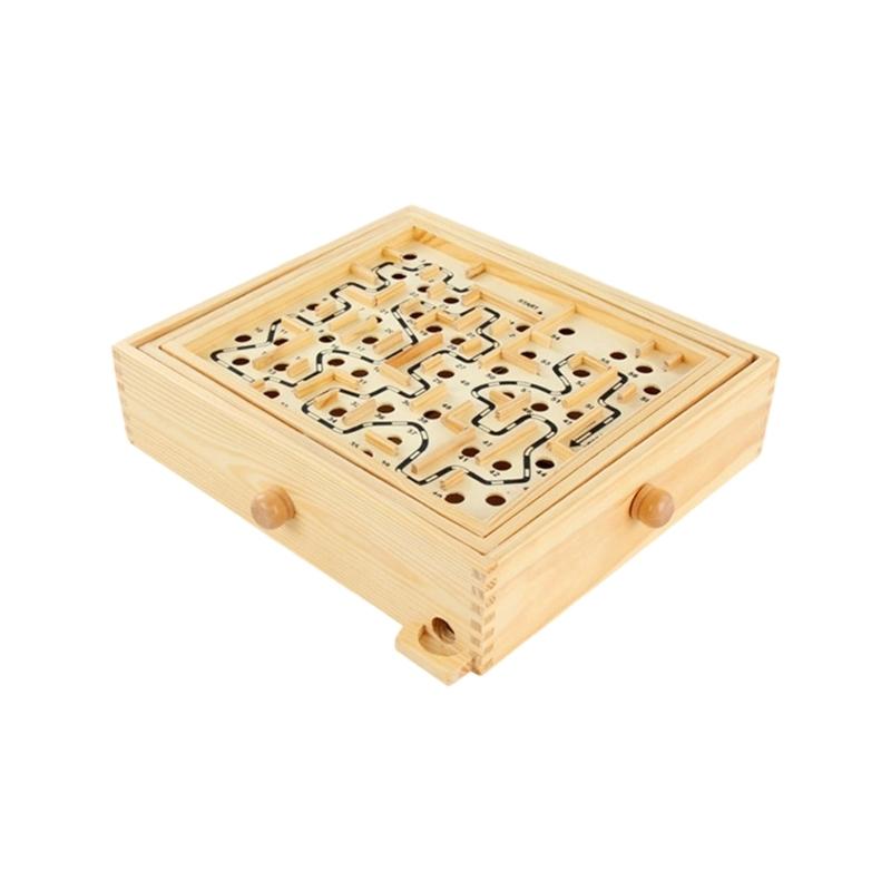 Cognitive Training Bead Maze Toy Labyrinths Puzzle Game For Children Space Training and Fine Motor Skill Development