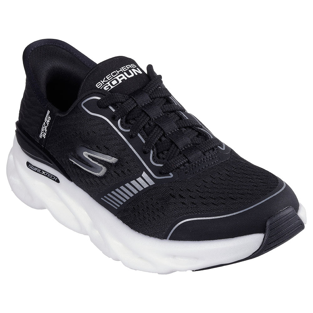 Skechers Go Series Soft Comfortable Low Top Running Shoes Women Sneaker Black 129505-BKW