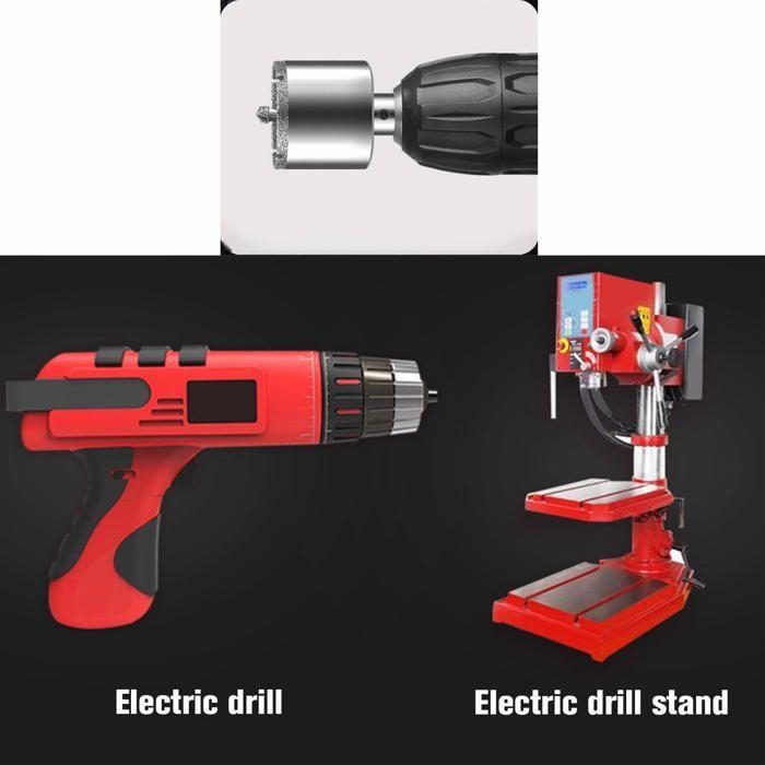 Foret De Scie Emsea - 9 Pièces - Métal - 6 Tailles - Pour Carrelage Et Béton
