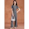 Women's Fashion Striped Commuter Set
