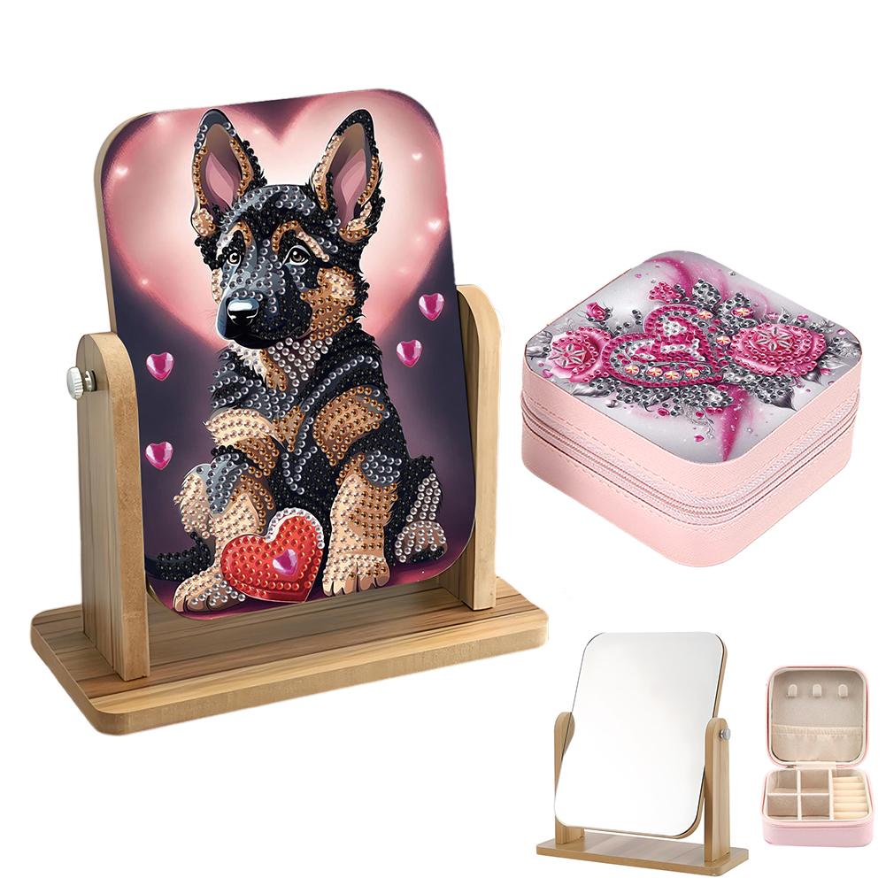 Zestaw do malowania diamentami 5D DIY z szkatułką na biżuterię do malowania diamentami do dekoracji domu Unikalny prezent rękodzielniczy