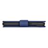 2in1 Leather Flip Case iPhone 14 Pro Anti-rfid Wallet Case Blue