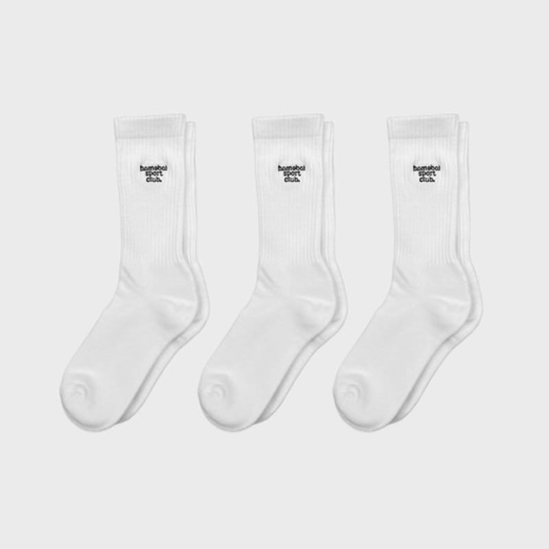 homeboisportclub 3-pack Essential Sports Crew Socks