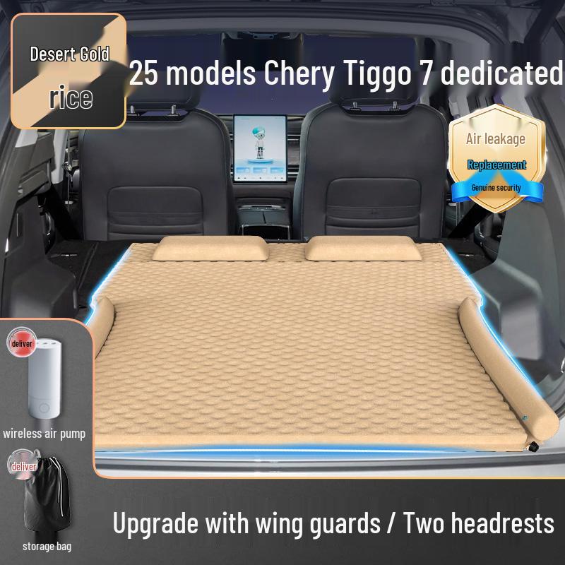 Fits 25 Chery Tiggo 7 models: Car Bed Mattress, Trunk Bed, Rear Seat Sleeping Pad, Inflatable Car Sleeping Mat.