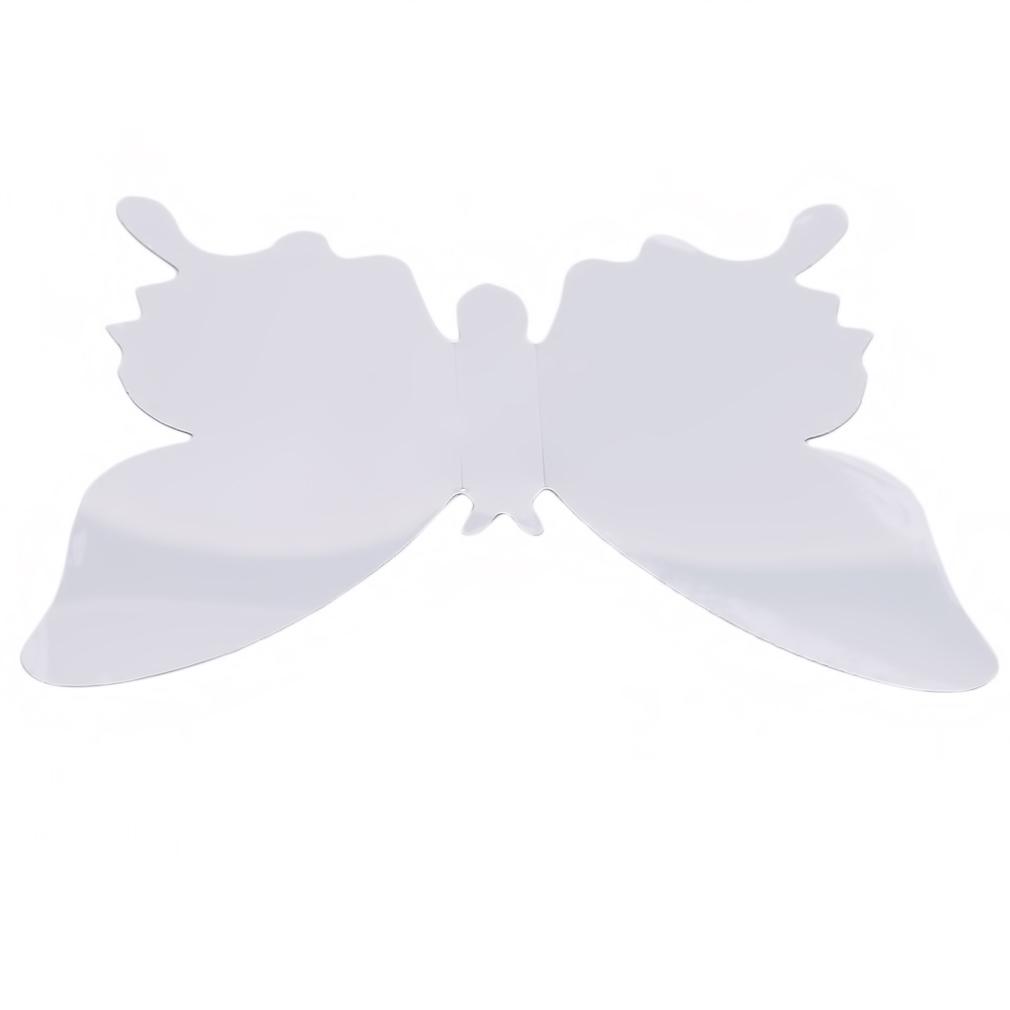 

12PCs/Lot Creative Mirror Silver 3D Butterfly Wall Stickers Party Wedding Decor Home Decoration For Living Room DIY Wall Decal серебряный