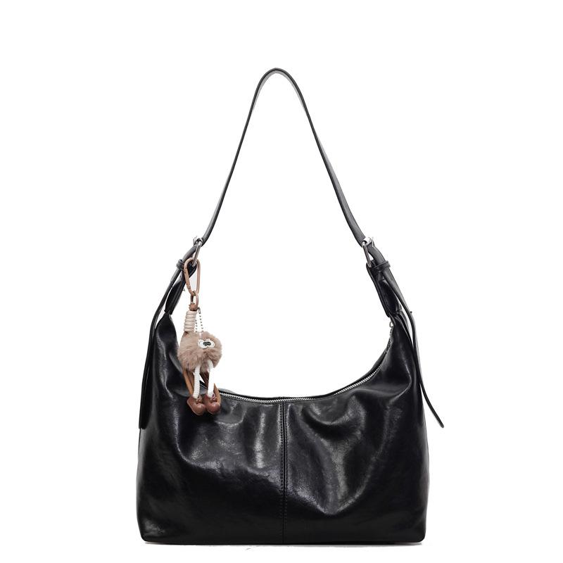 Retro Bag Women's Large Capacity 2025 New Autumn and Winter Versatile Casual Shoulder Messenger Bag Commuter Tote Bag