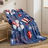 Patriotic Balloon Firework Blanket bedroom Blanket for Livingroom Couch lunch break Soft throw for Friend's festival Gift