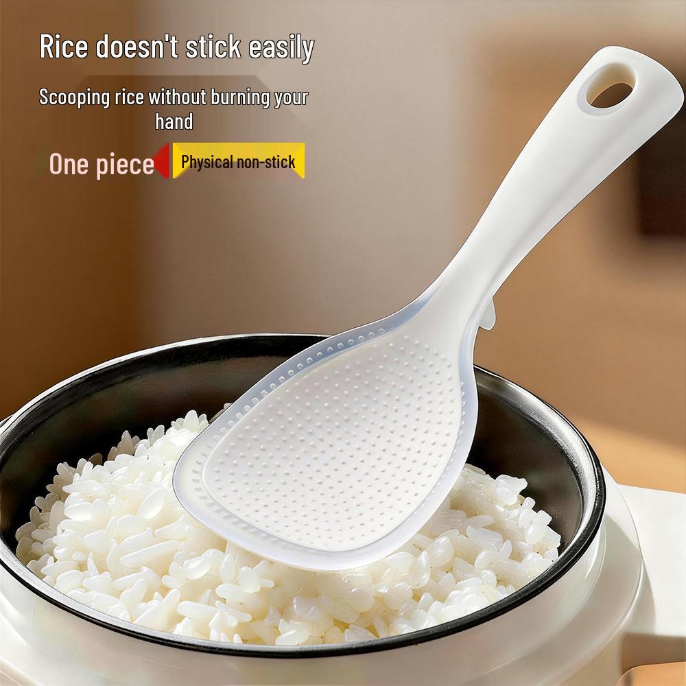 Silicone Stand-Up Rice Spoon - Heat Resistant, Non-Stick, Baby Food & Household Utensil