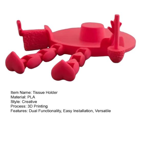 Dangling Leg Cartoon Toilet Paper Roll Holder Toilet Paper Dispenser 3D Printing Tissue Stand Bathroom Living Room Decor
